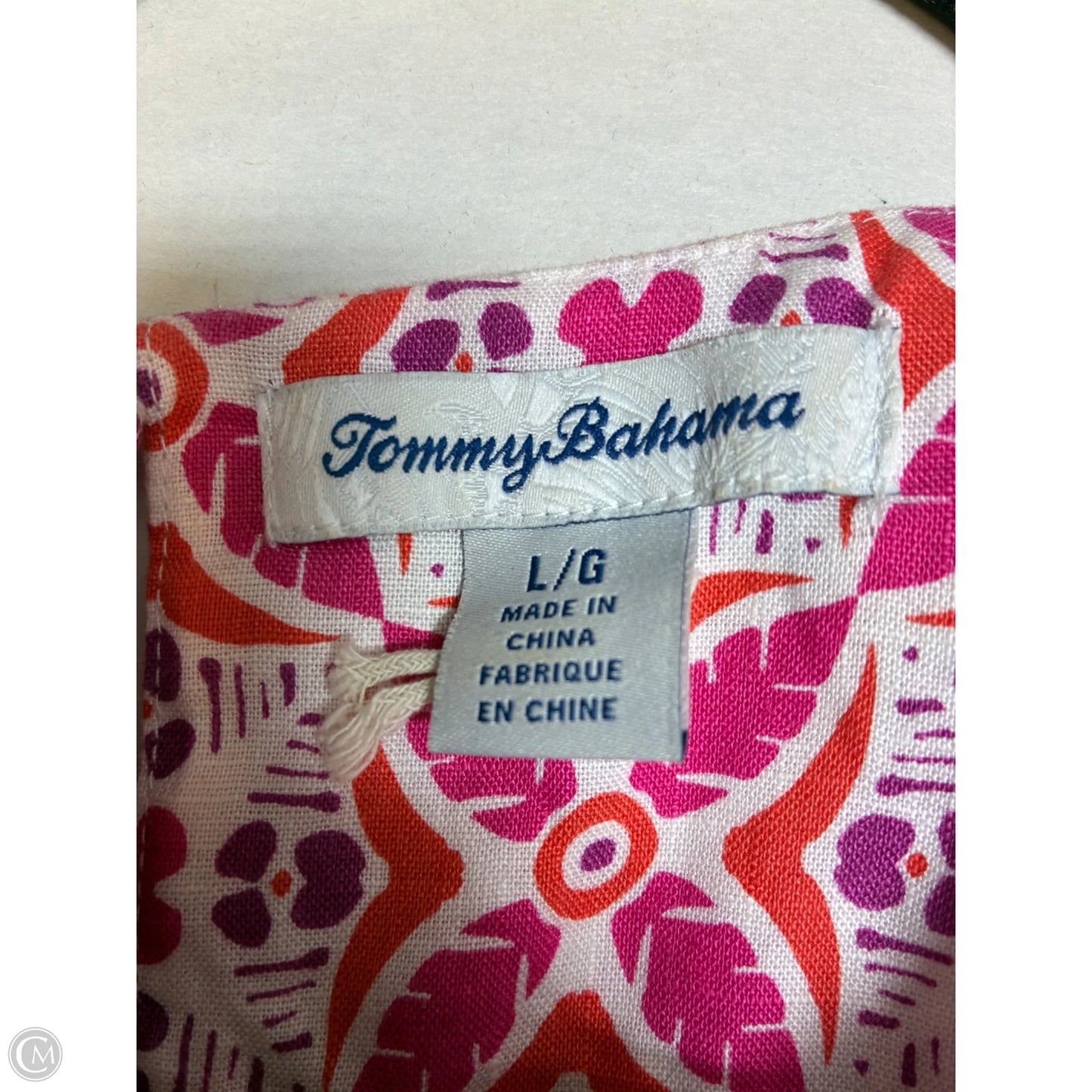 Dress Casual Midi By Tommy Bahama In Pink, Size: L