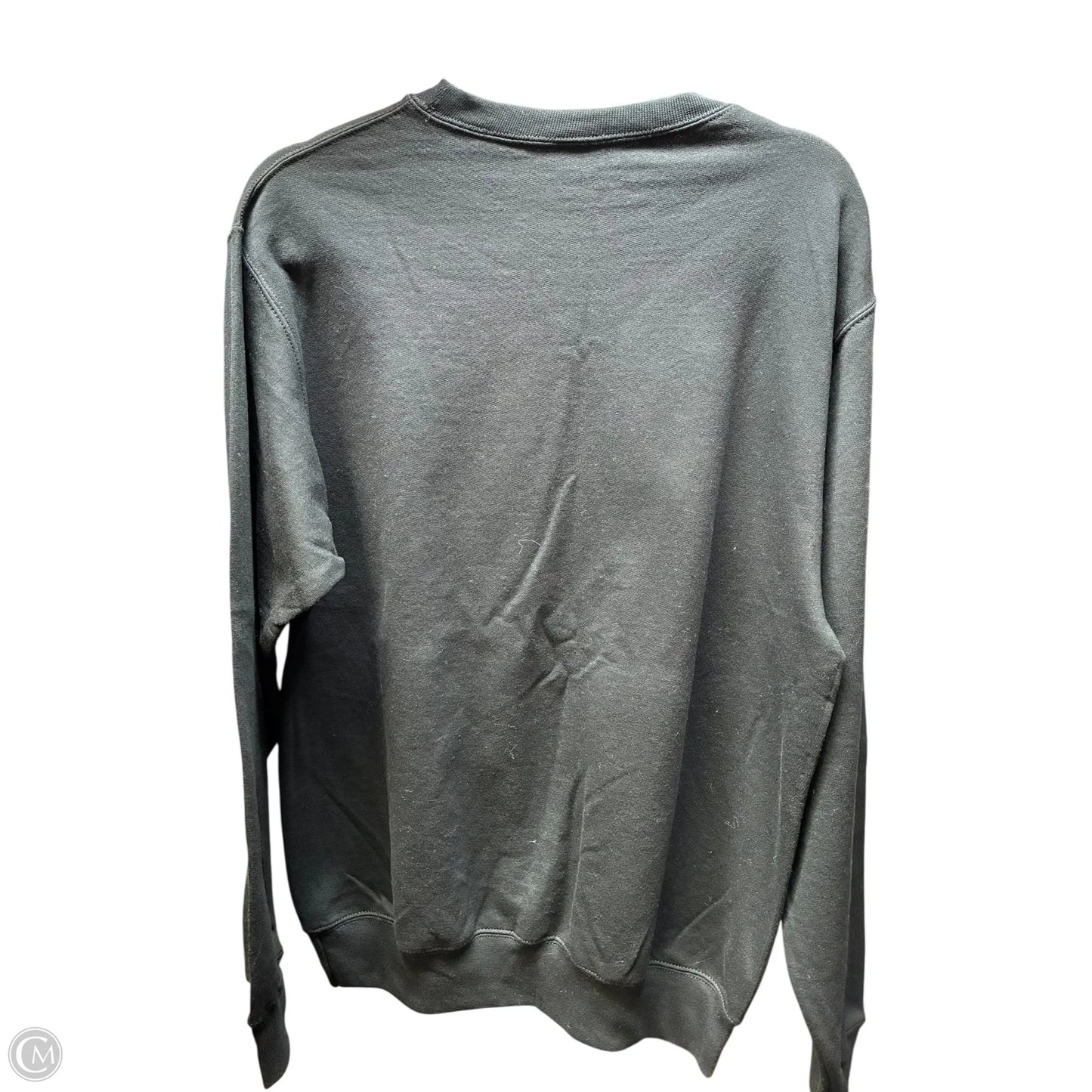 Sweatshirt Crewneck By Clothes Mentor In Black, Size: M