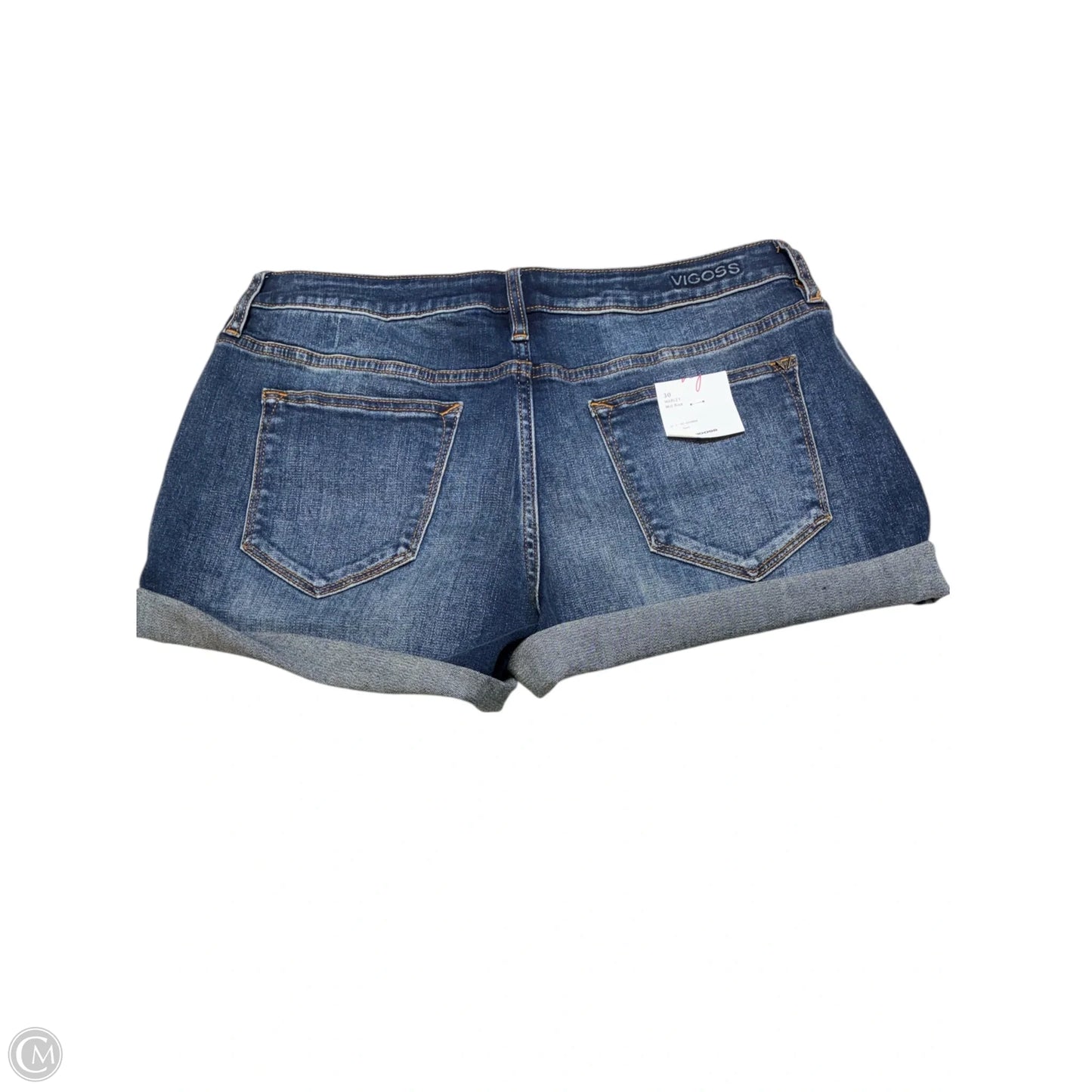 Shorts By Vigoss In Blue Denim, Size: 8