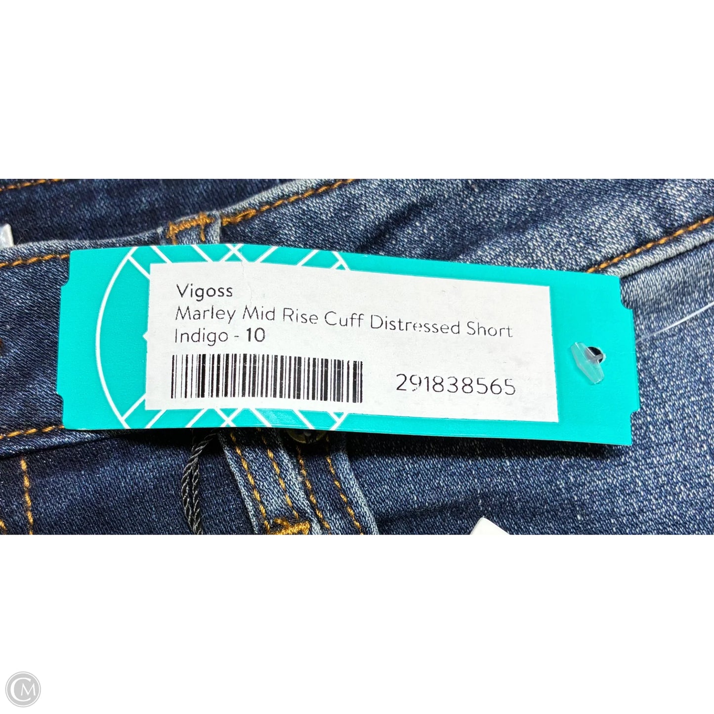 Shorts By Vigoss In Blue Denim, Size: 8