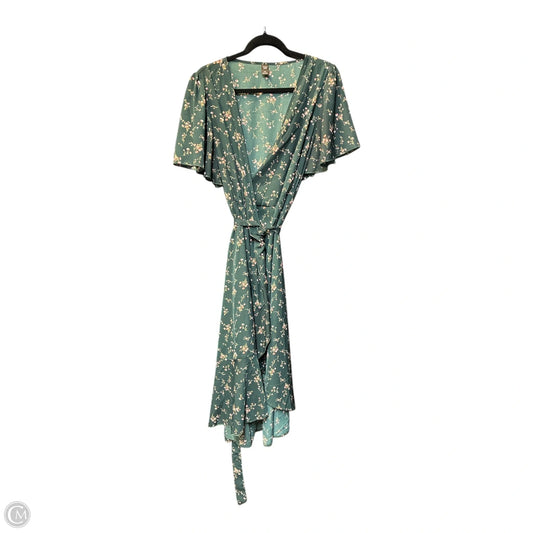 Dress Casual Midi By Shein In Green, Size: 3x