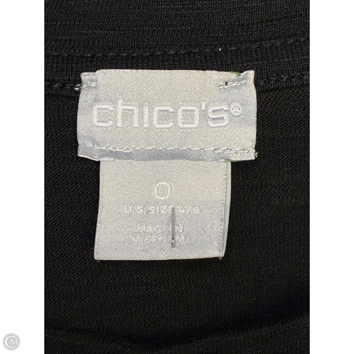 Dress Casual Maxi By Chicos In Black, Size: S