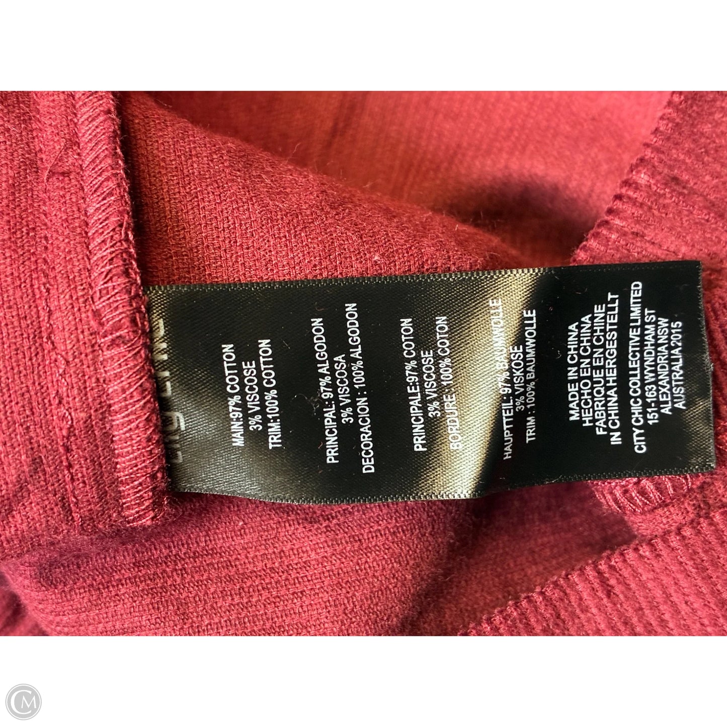 Dress Casual Short By City Chic In Red, Size: Xl