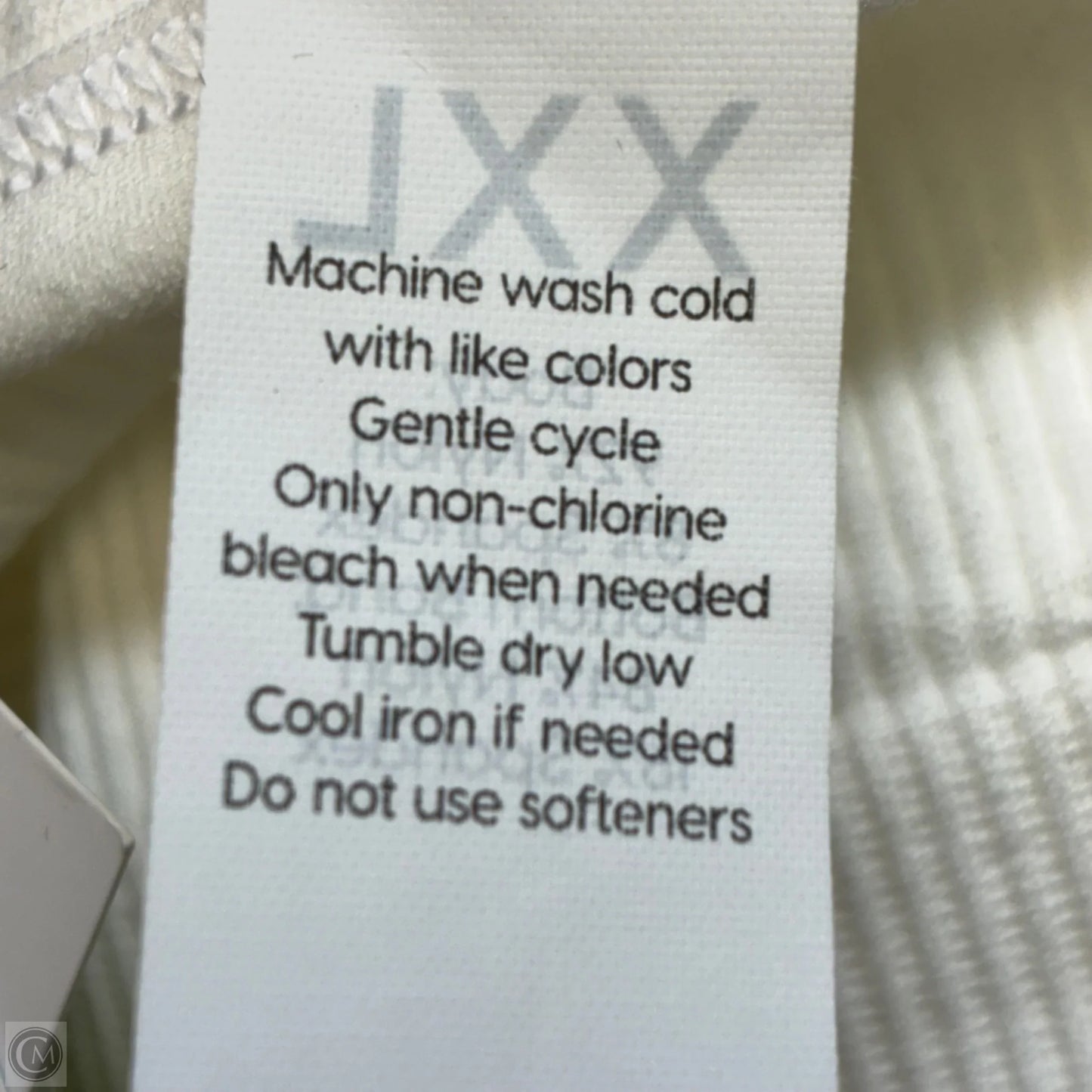 Athletic Bra By Dsg Outerwear In White, Size: Xxl