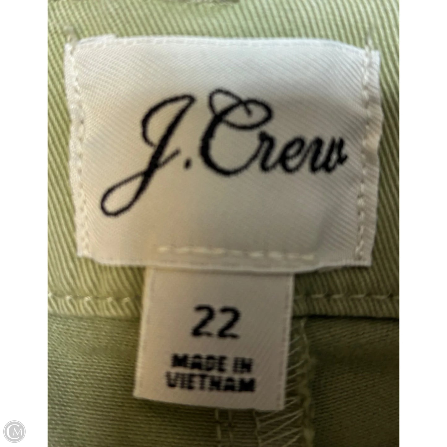 Shorts By J. Crew In Green, Size: 22