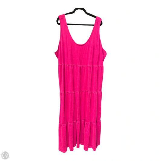 Dress Casual Maxi By Crown And Ivy In Pink, Size: 3x