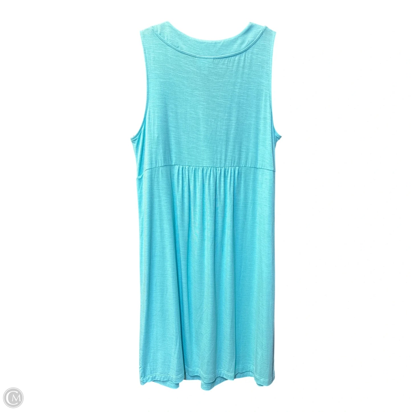 Dress Casual Midi By J. Jill In Aqua, Size: M