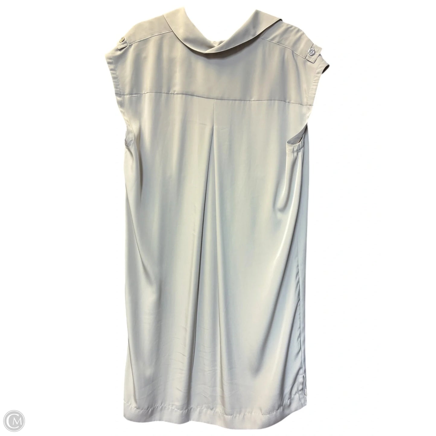 Dress Casual Midi By Chicos In Grey, Size: L