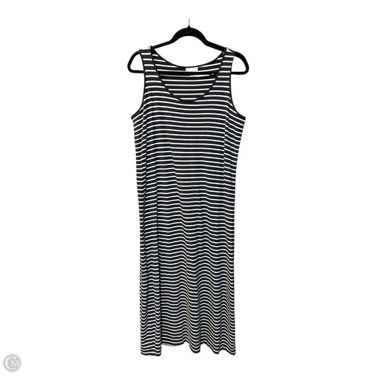 Dress Casual Maxi By J. Jill In Striped Pattern, Size: Mp