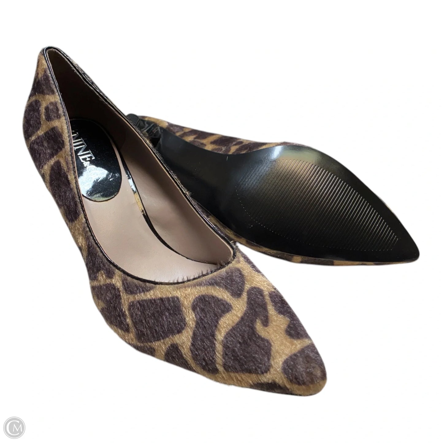 Shoes Heels Stiletto By Nine And Company In Animal Print, Size: 7
