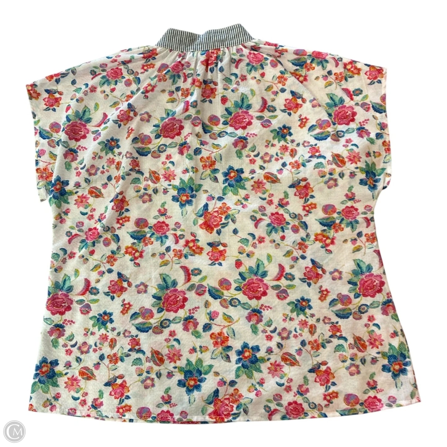 Top Short Sleeve By Thml In Floral Print, Size: M