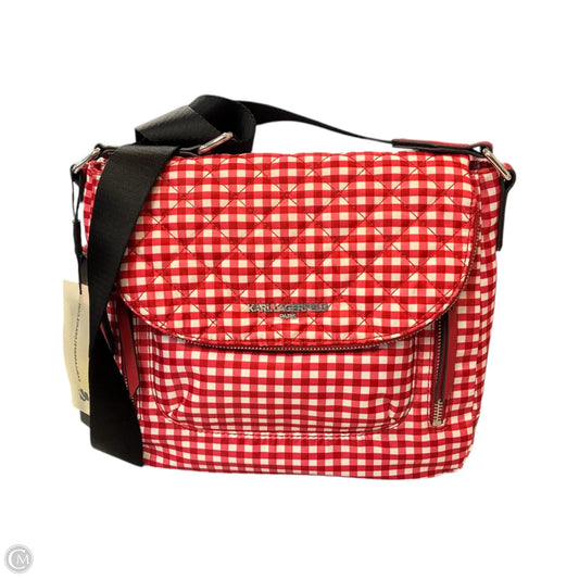 Crossbody Designer By Karl Lagerfeld, Size: Medium