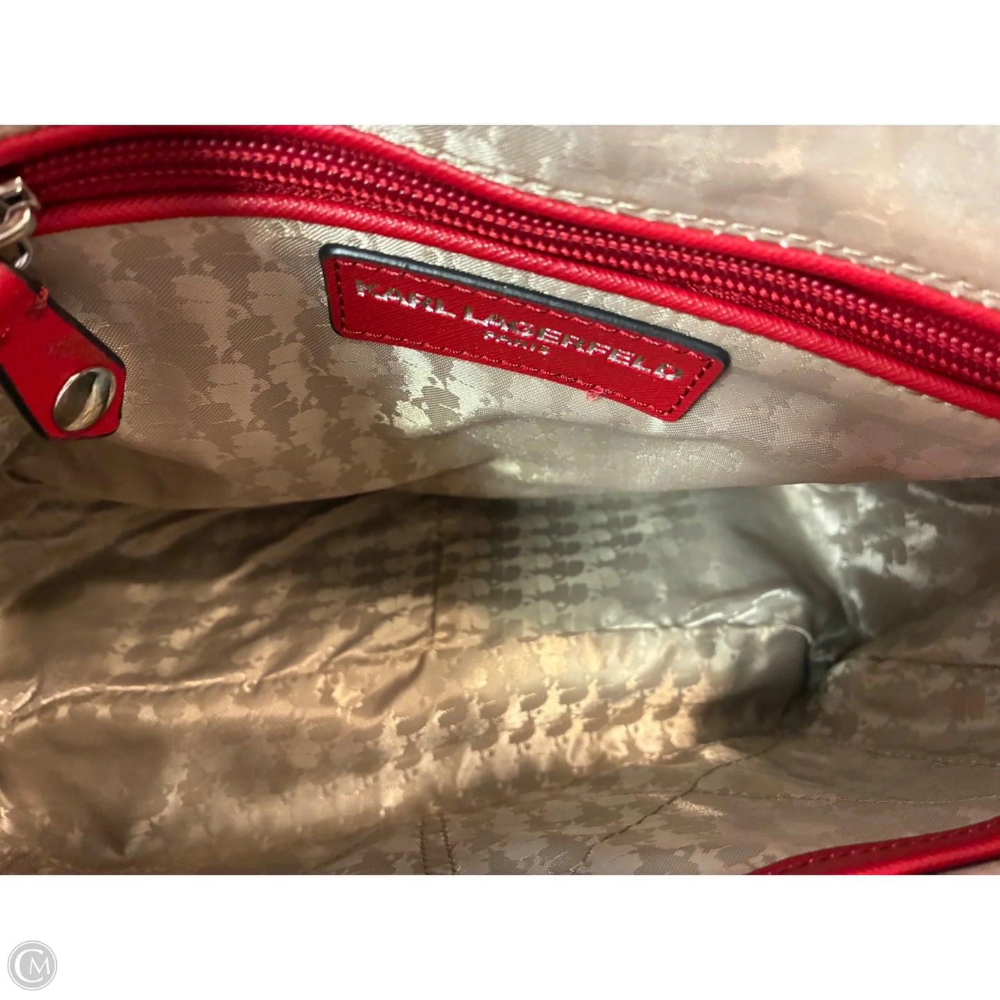Crossbody Designer By Karl Lagerfeld, Size: Medium