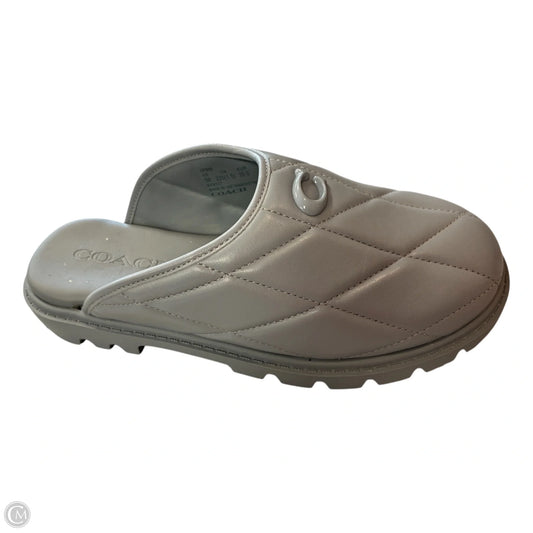 Shoes Designer By Coach In Grey, Size: 5
