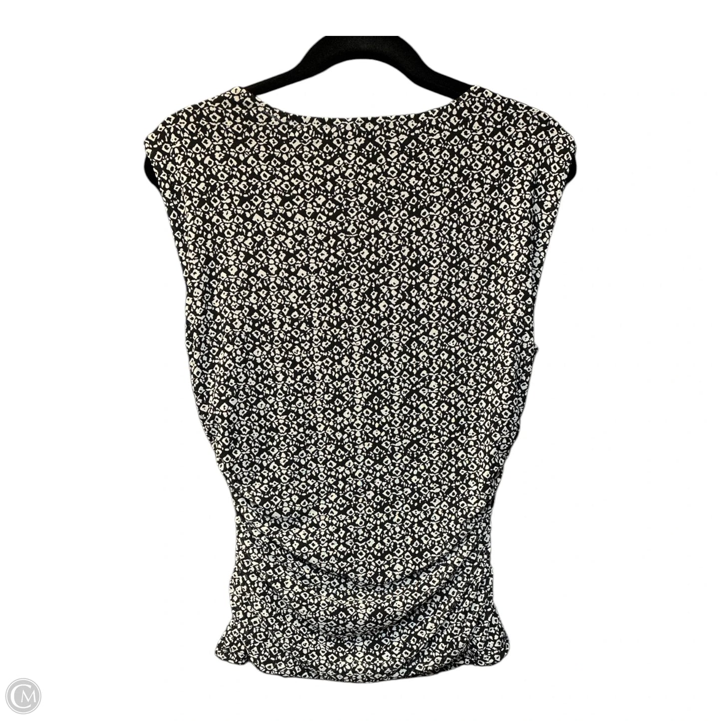 Blouse Sleeveless By Inc In Black & Grey, Size: M