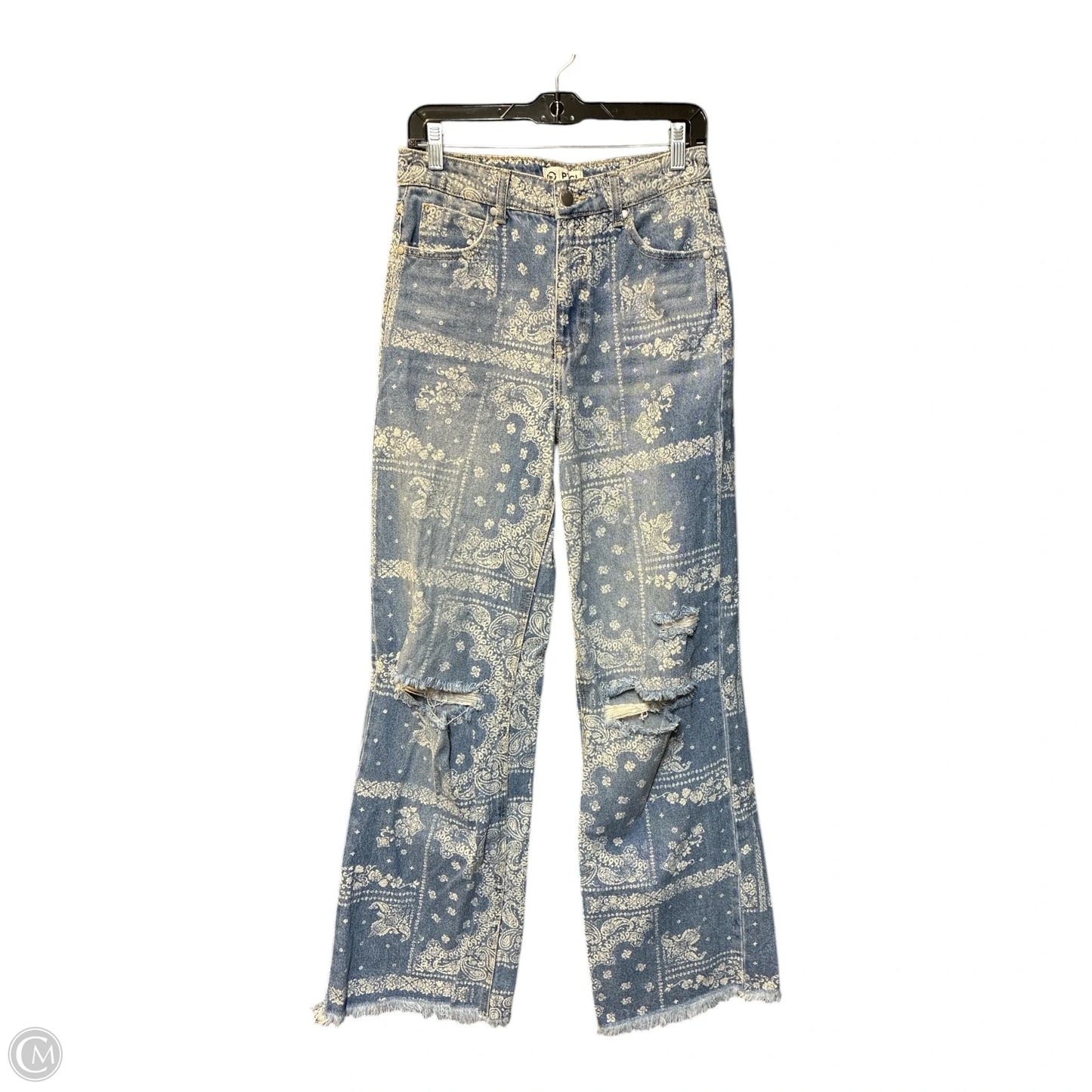 Jeans Wide Leg By Cme In Blue Denim, Size: 6