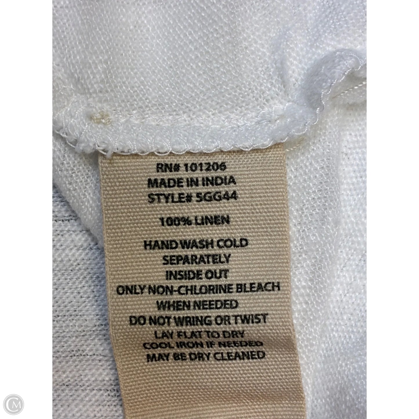 Top Short Sleeve Basic By Soft Surroundings In White, Size: 3x