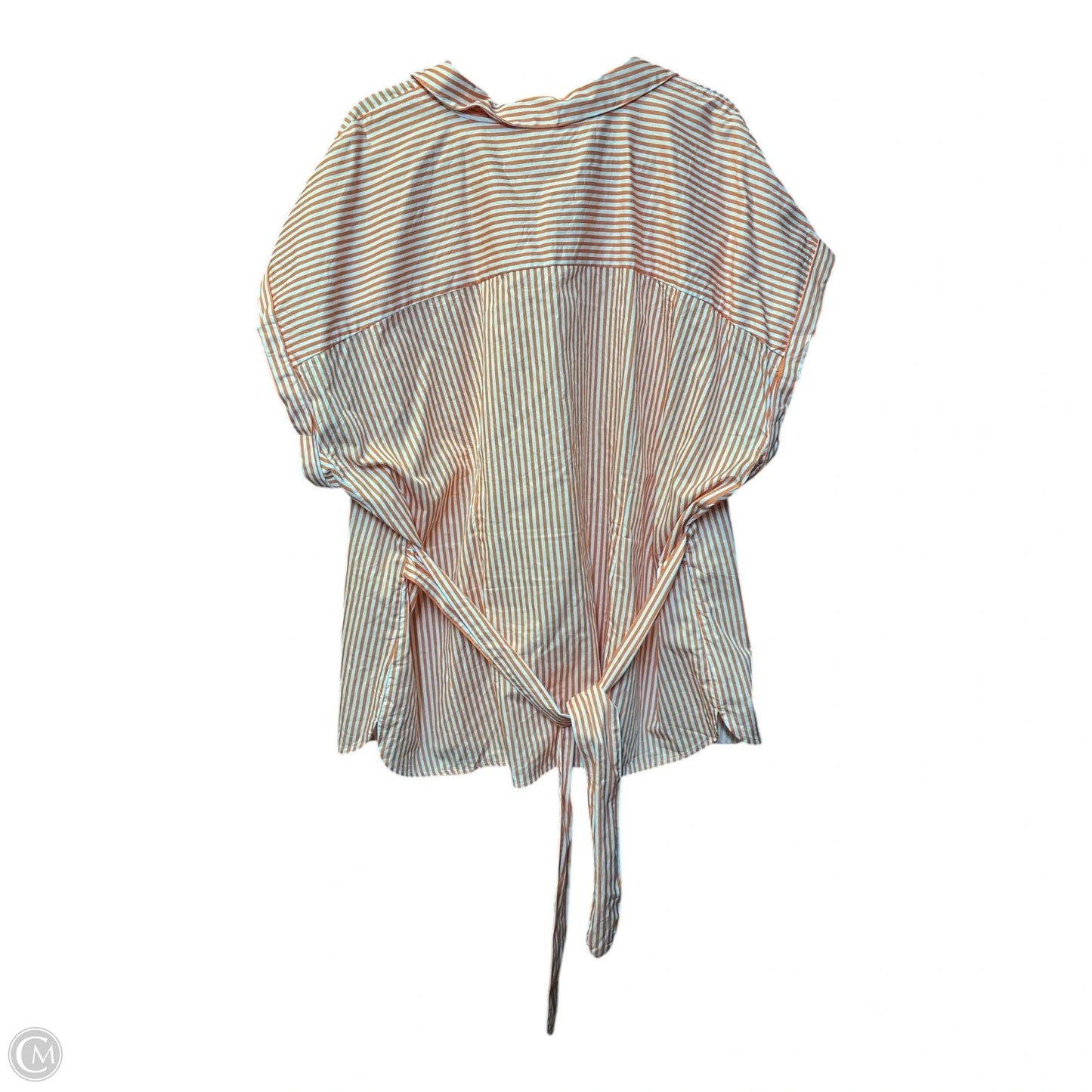 Blouse Short Sleeve By Talbots In Orange, Size: 3x
