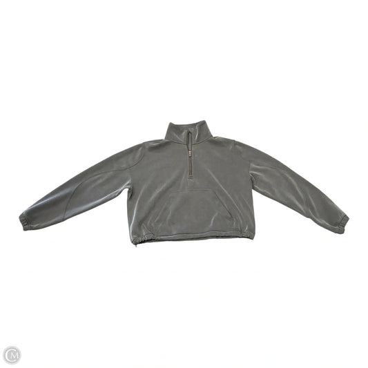 Athletic Jacket By Lululemon In Grey, Size: M