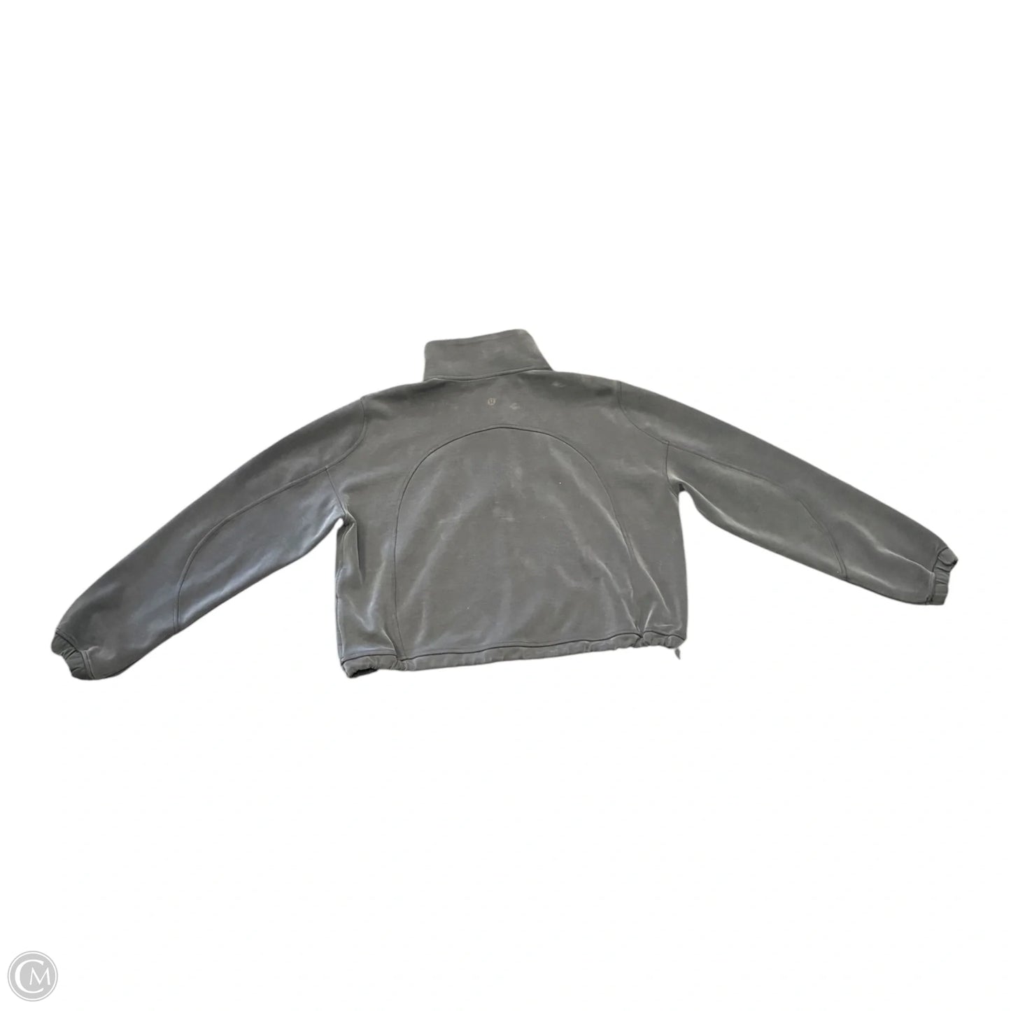 Athletic Jacket By Lululemon In Grey, Size: M
