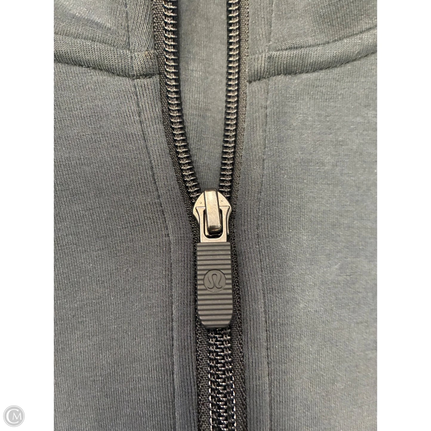 Athletic Jacket By Lululemon In Grey, Size: M