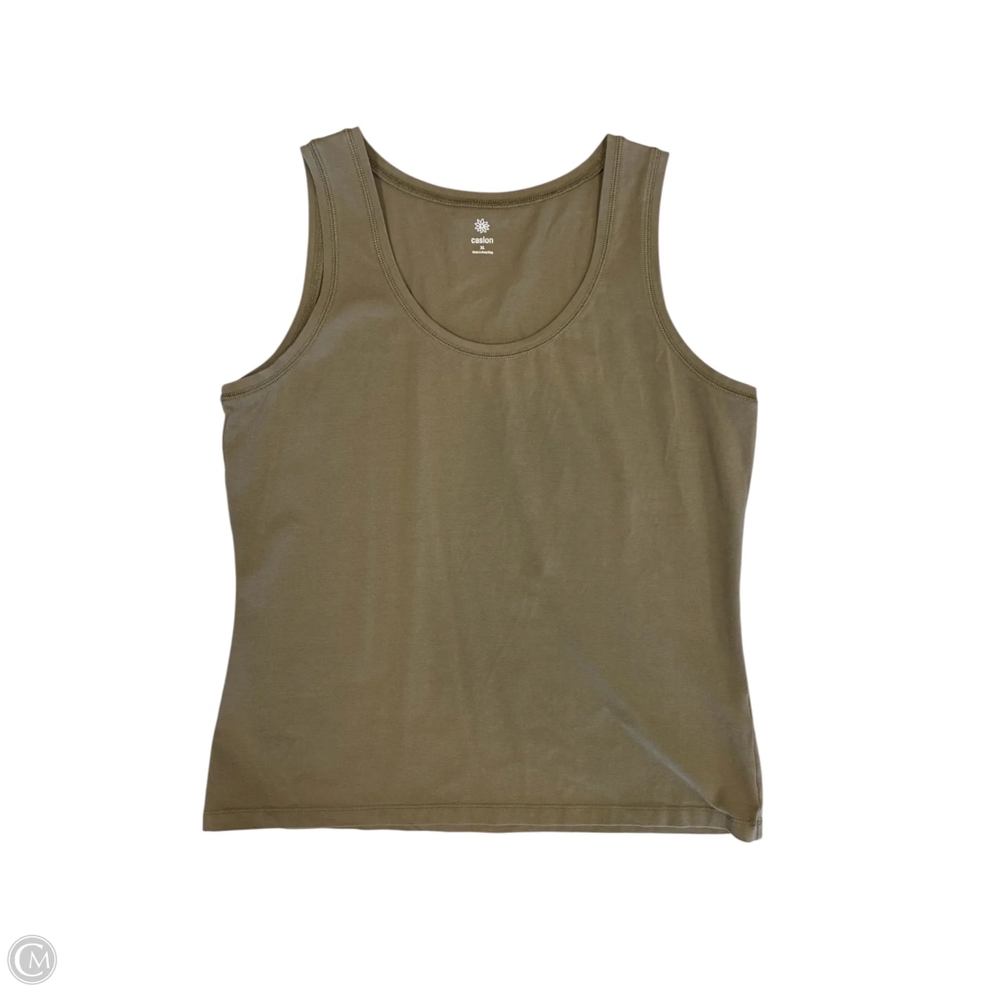 Tank Top By Caslon In Green, Size: Xl