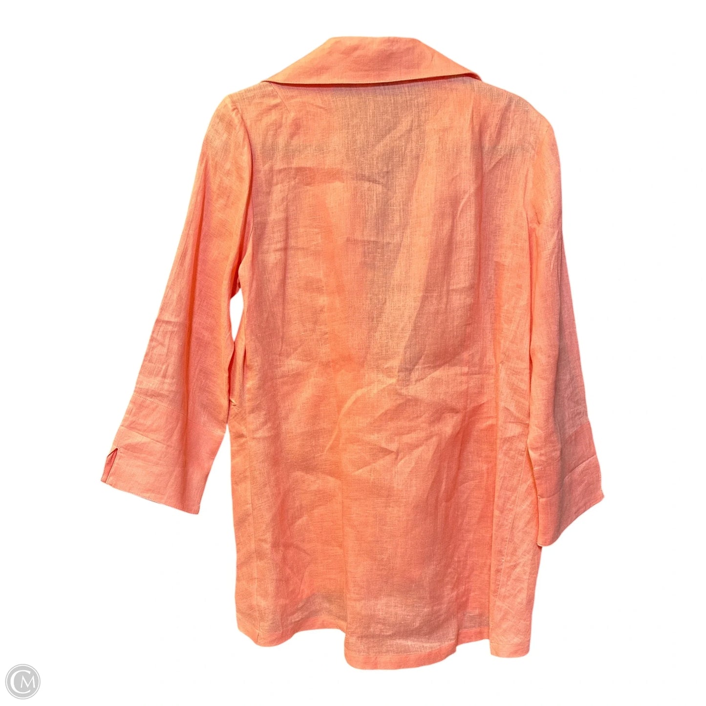 Blouse Designer By Neiman Marcus In Pink, Size: S
