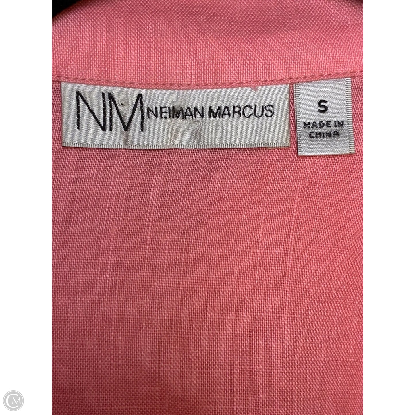 Blouse Designer By Neiman Marcus In Pink, Size: S