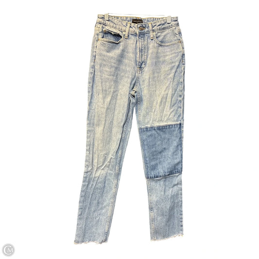 Jeans Straight By Free Assembly In Blue Denim, Size: 4