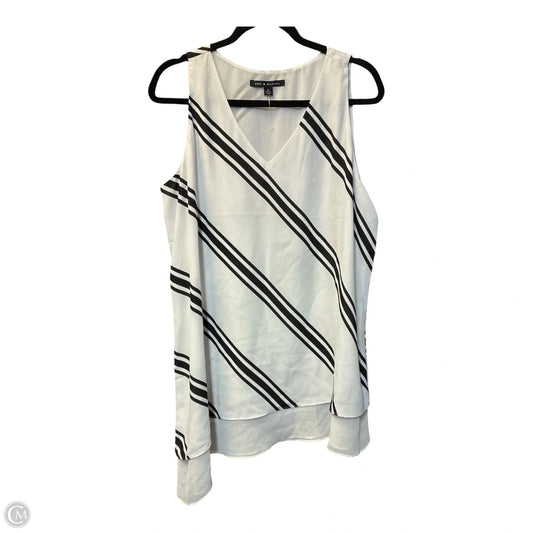 Tunic Sleeveless By Zac And Rachel In Black & White, Size: Xl