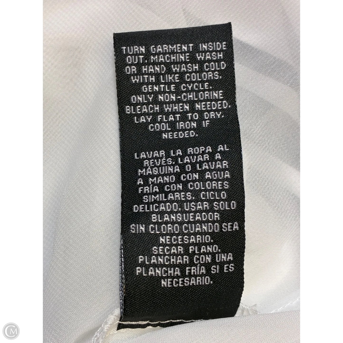 Tunic Sleeveless By Zac And Rachel In Black & White, Size: Xl