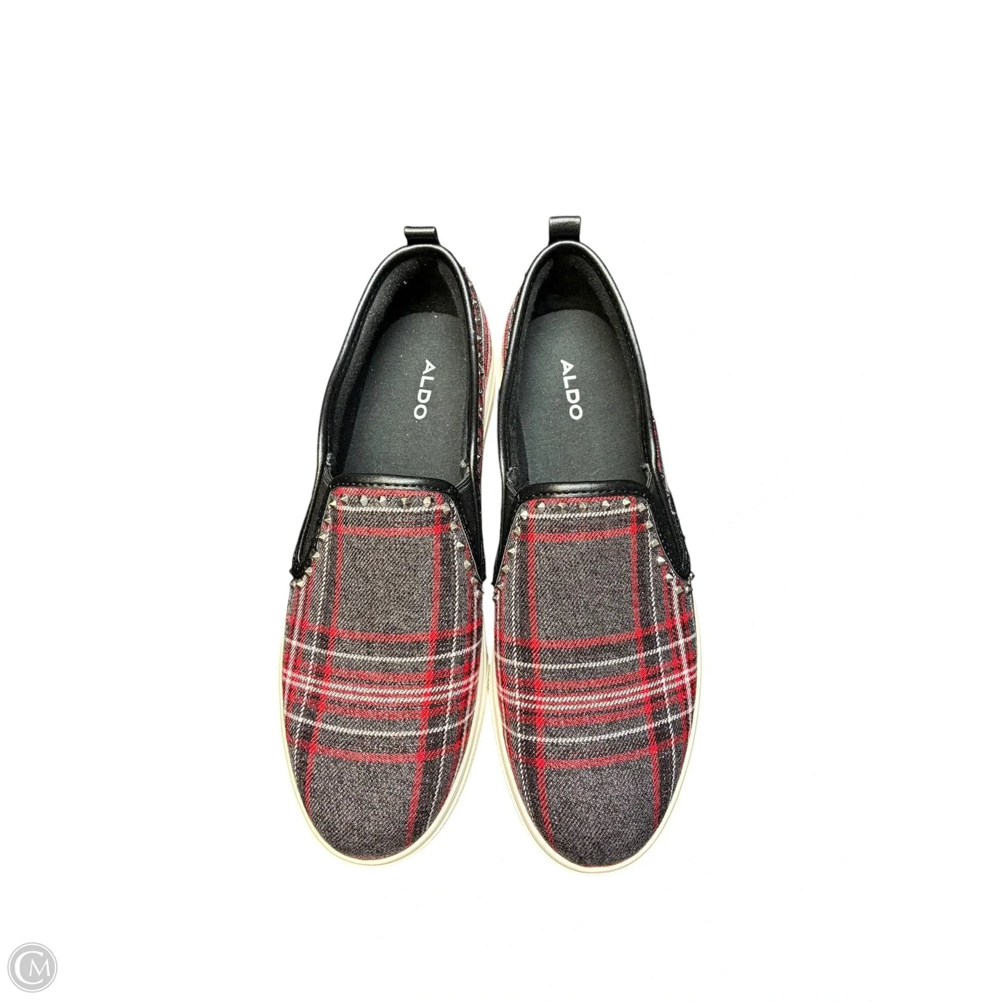 Shoes Sneakers By Aldo In Plaid Pattern, Size: 10