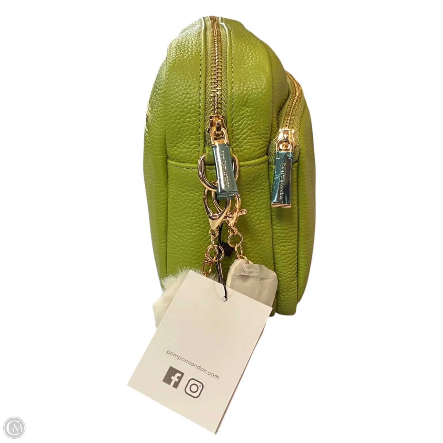 Crossbody Leather By Clothes Mentor, Size: Medium