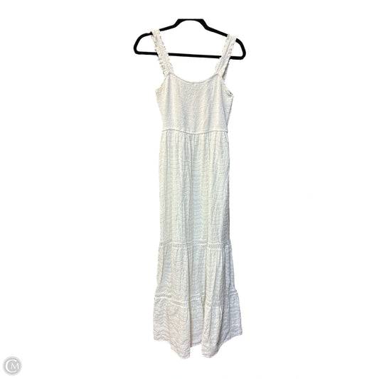 Dress Casual Maxi By Clothes Mentor In White, Size: M