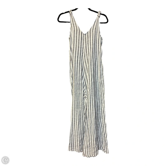 Jumpsuit By Clothes Mentor In Grey & White, Size: Xs