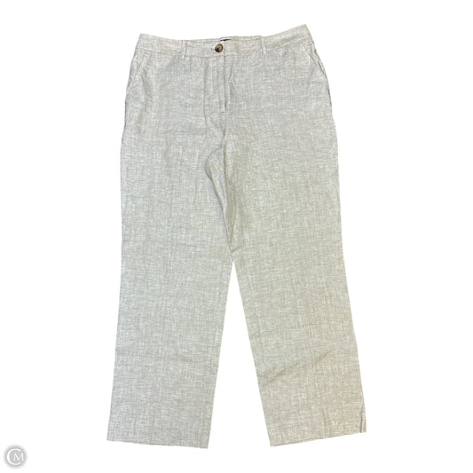 Pants Linen By Talbots In Beige, Size: 12p