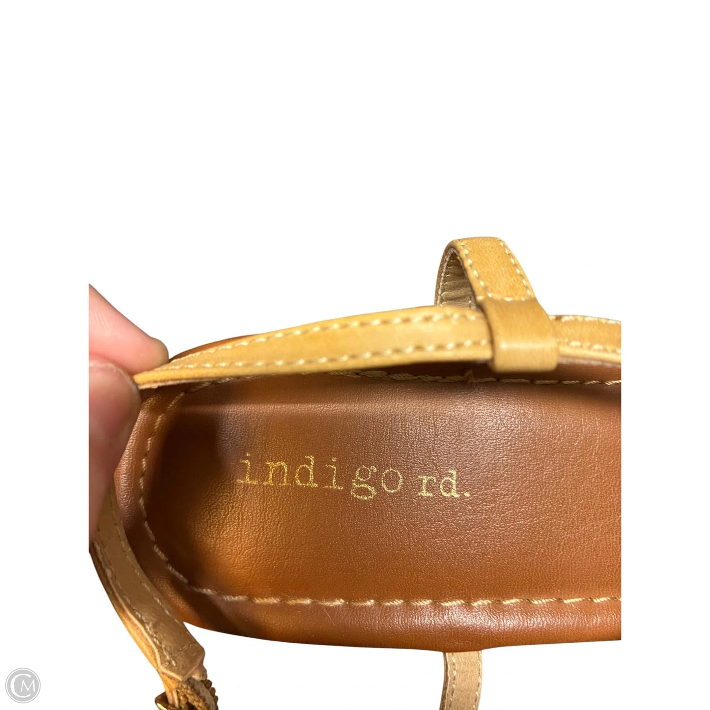 Sandals Flats By Indigo Rd In Yellow, Size: 9