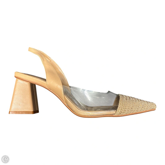 Shoes Heels Kitten By Zara In Tan, Size: 7.5