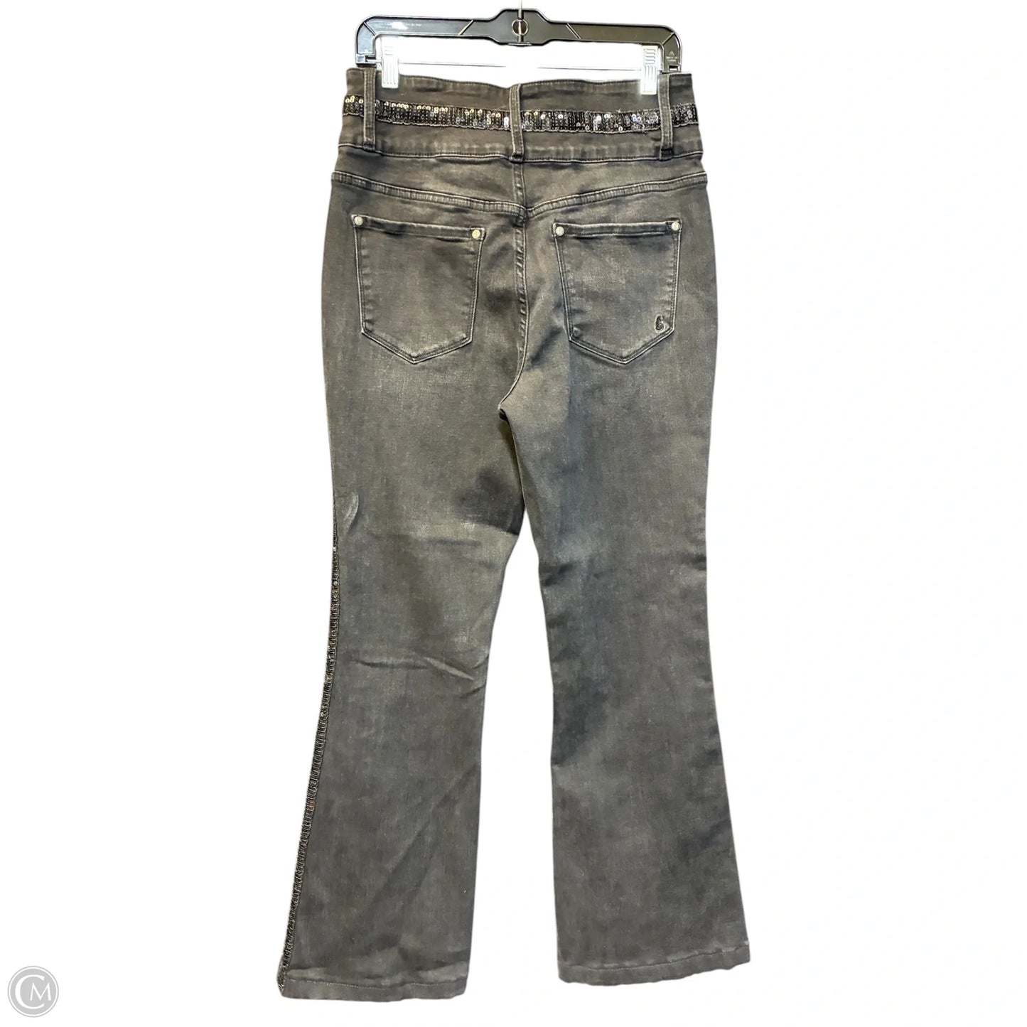 Jeans Flared By Clothes Mentor In Black, Size: 10