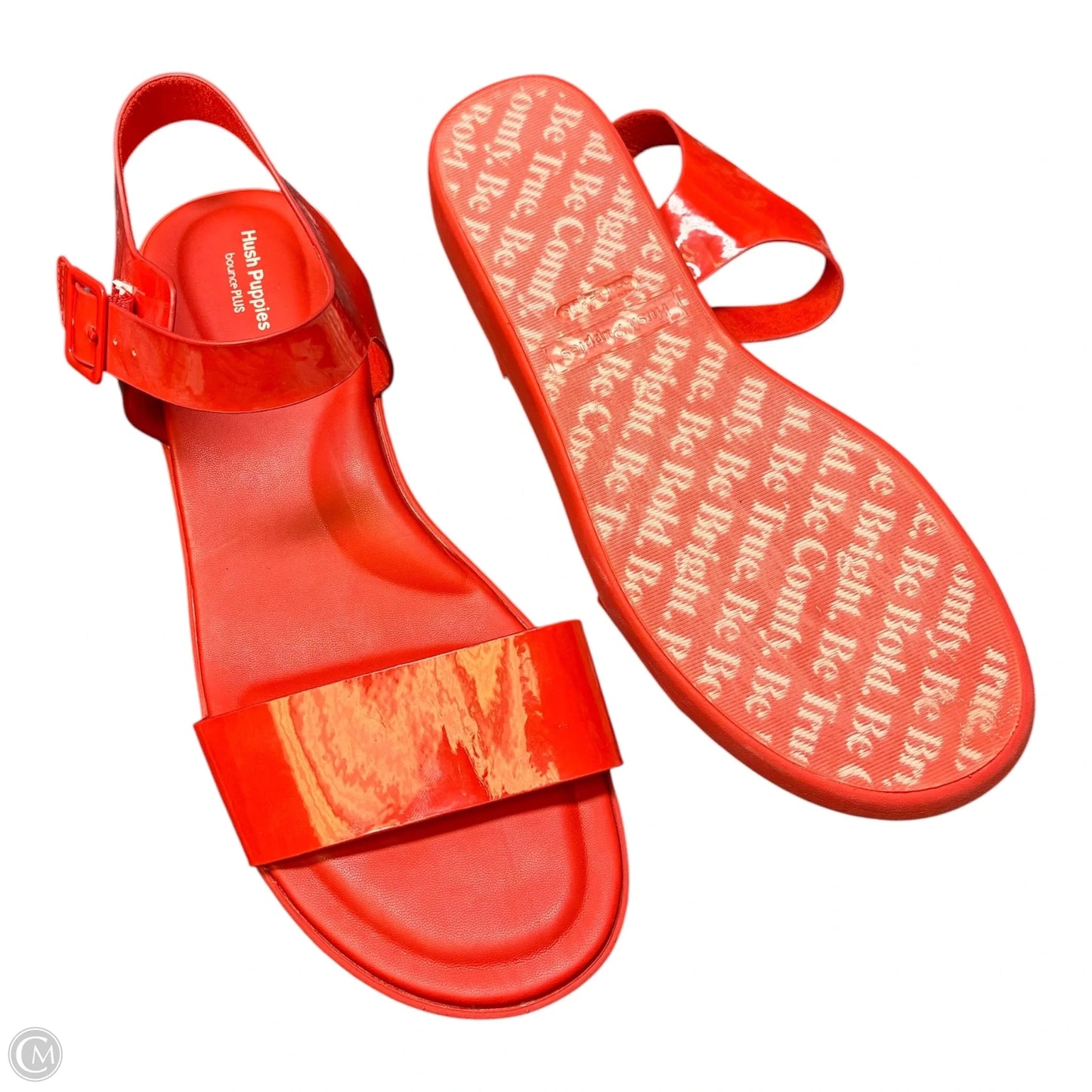 Sandals Flats By Hush Puppies In Red, Size: 11