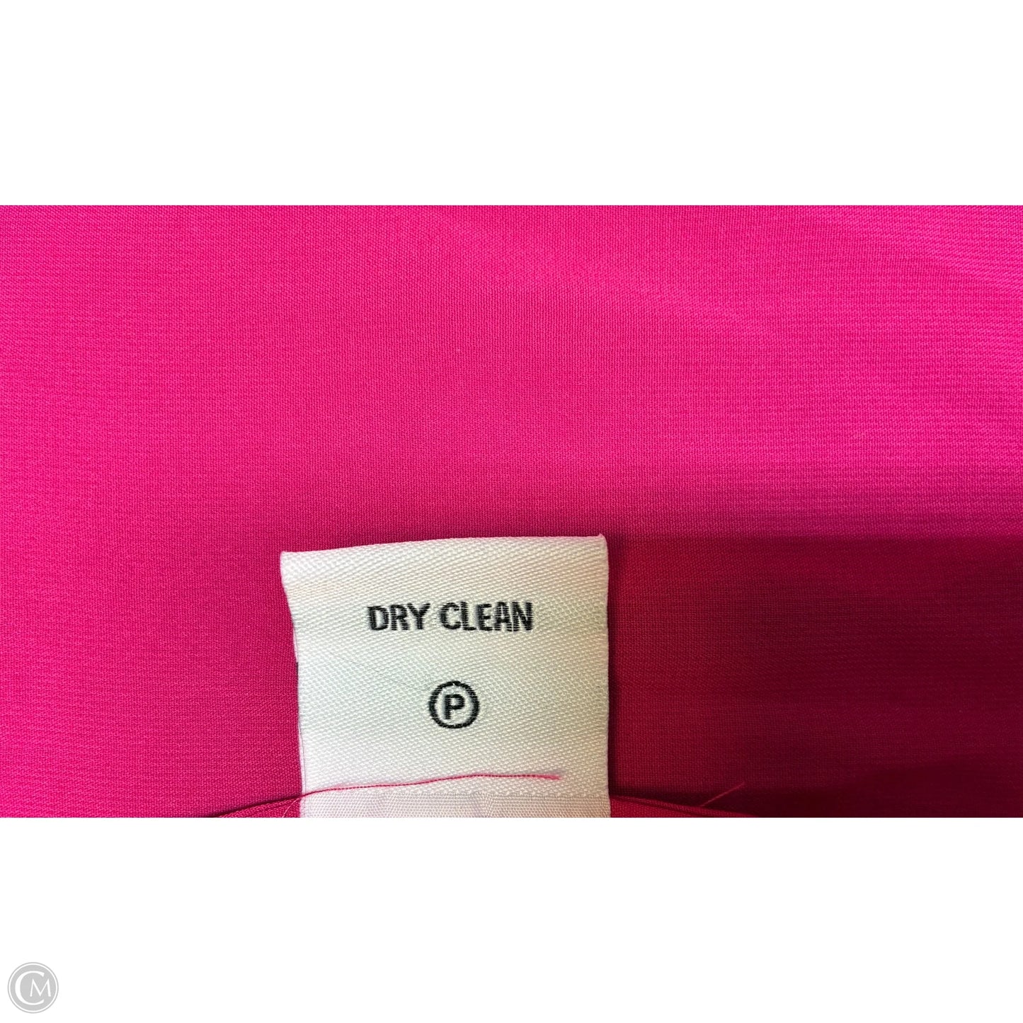 Blouse Short Sleeve By Calvin Klein In Pink, Size: S
