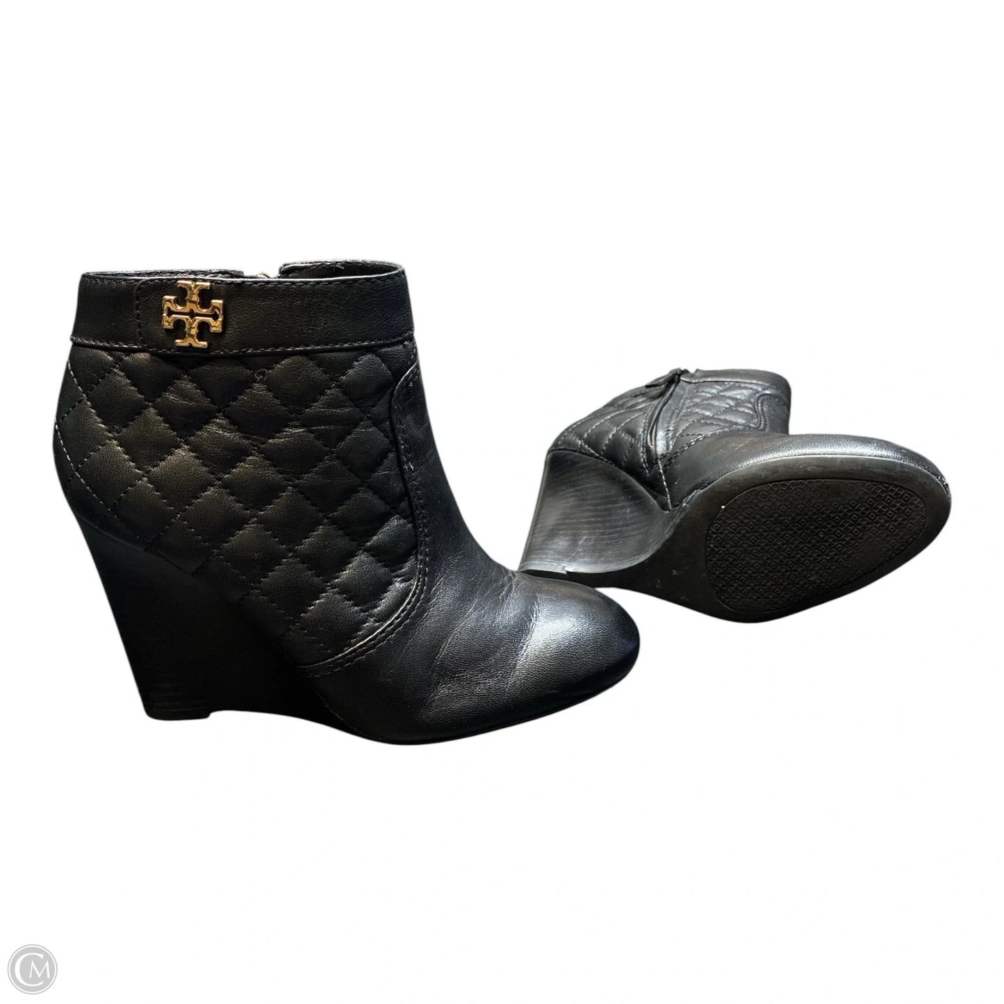 Boots Designer By Tory Burch In Black, Size: 7.5