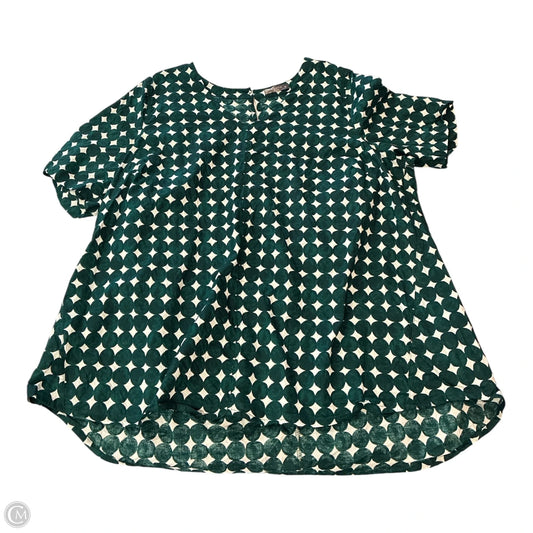Top Short Sleeve By Cme In Green, Size: Xxl