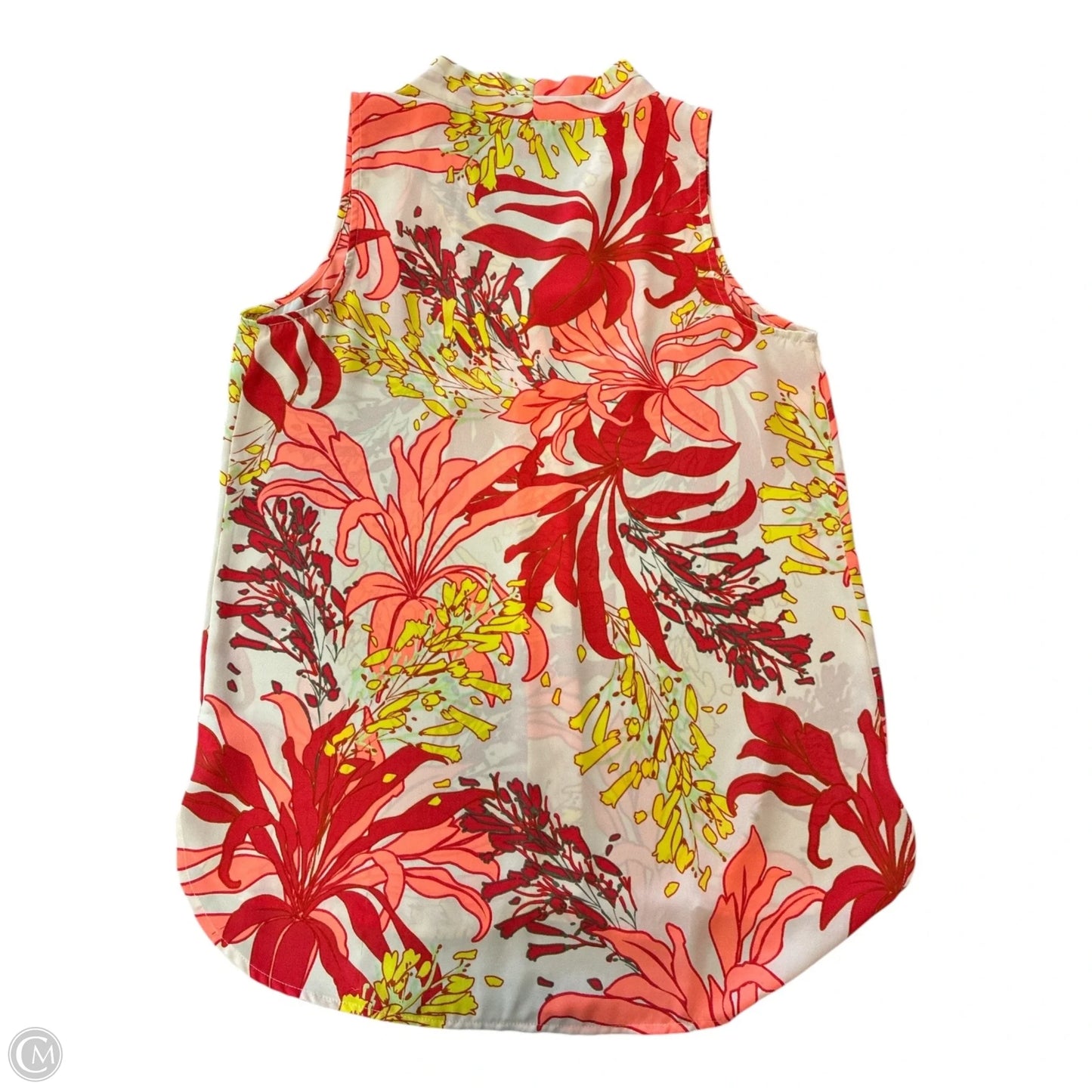 Blouse Sleeveless By Vince Camuto In Multi-colored, Size: S