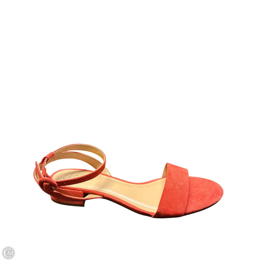 Sandals Flats By A New Day In Orange, Size: 8