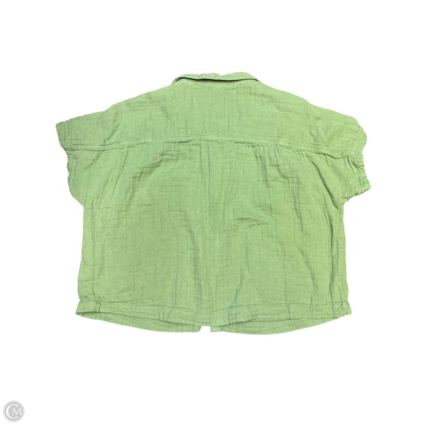 Top Short Sleeve By Old Navy In Green, Size: S