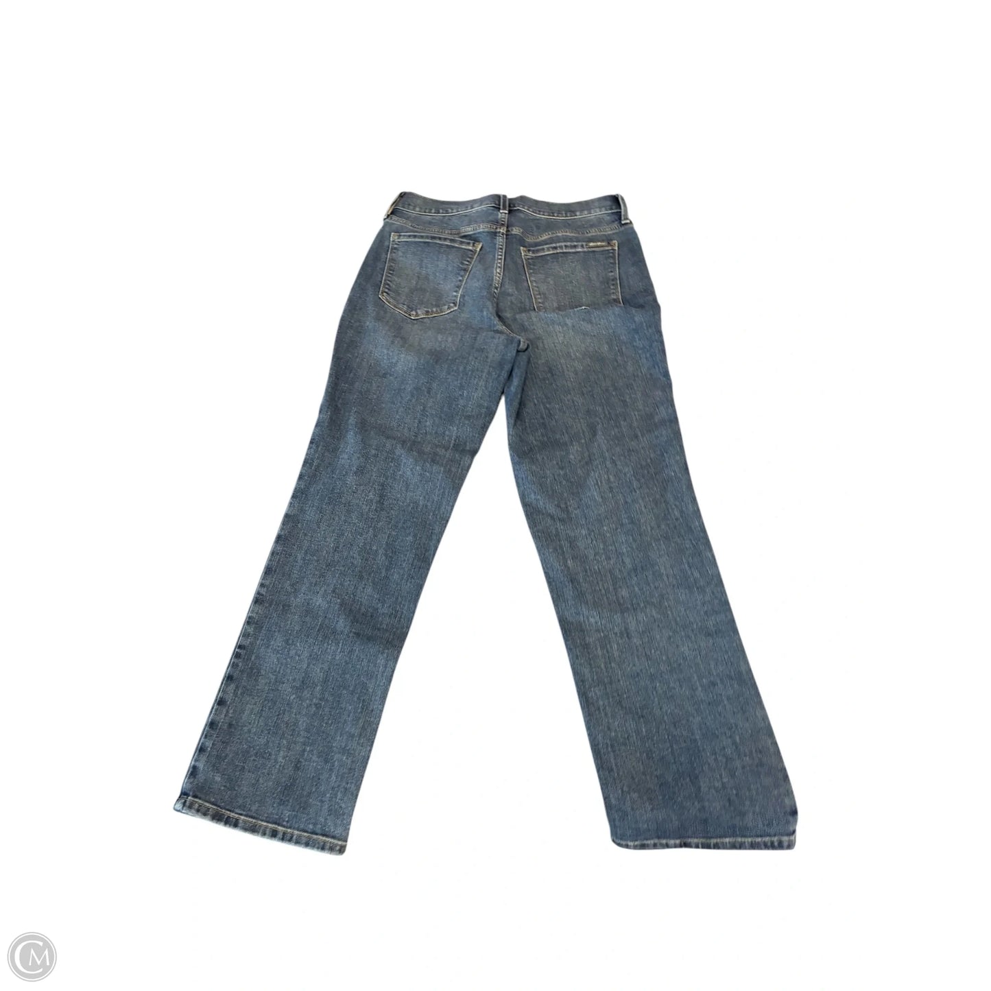 Jeans Straight By Eddie Bauer In Blue Denim, Size: 6