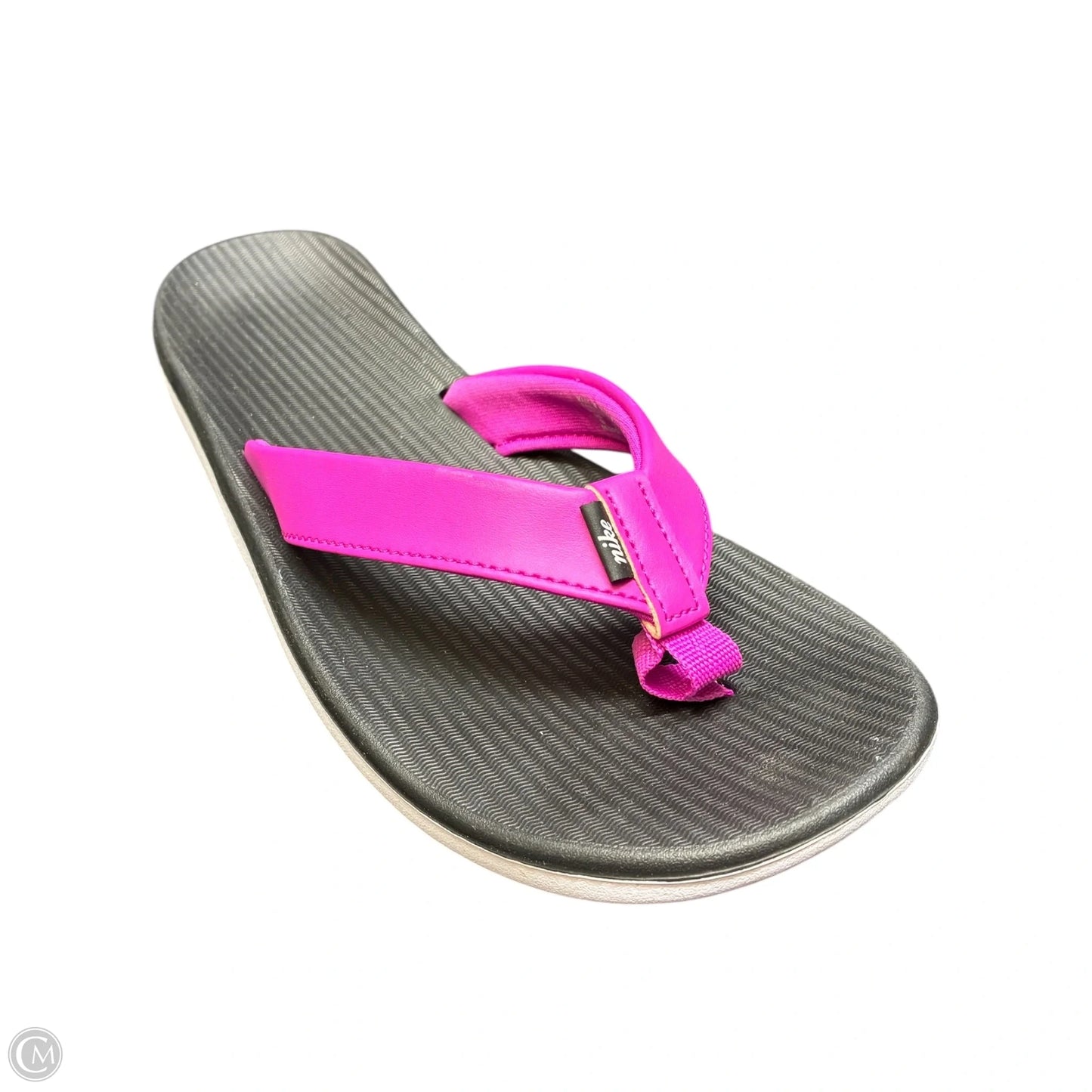 Sandals Flats By Nike In Black, Size: 10
