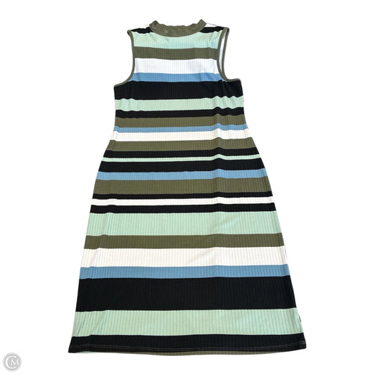 Dress Casual Midi By No Boundaries In Multi-colored, Size: Xl