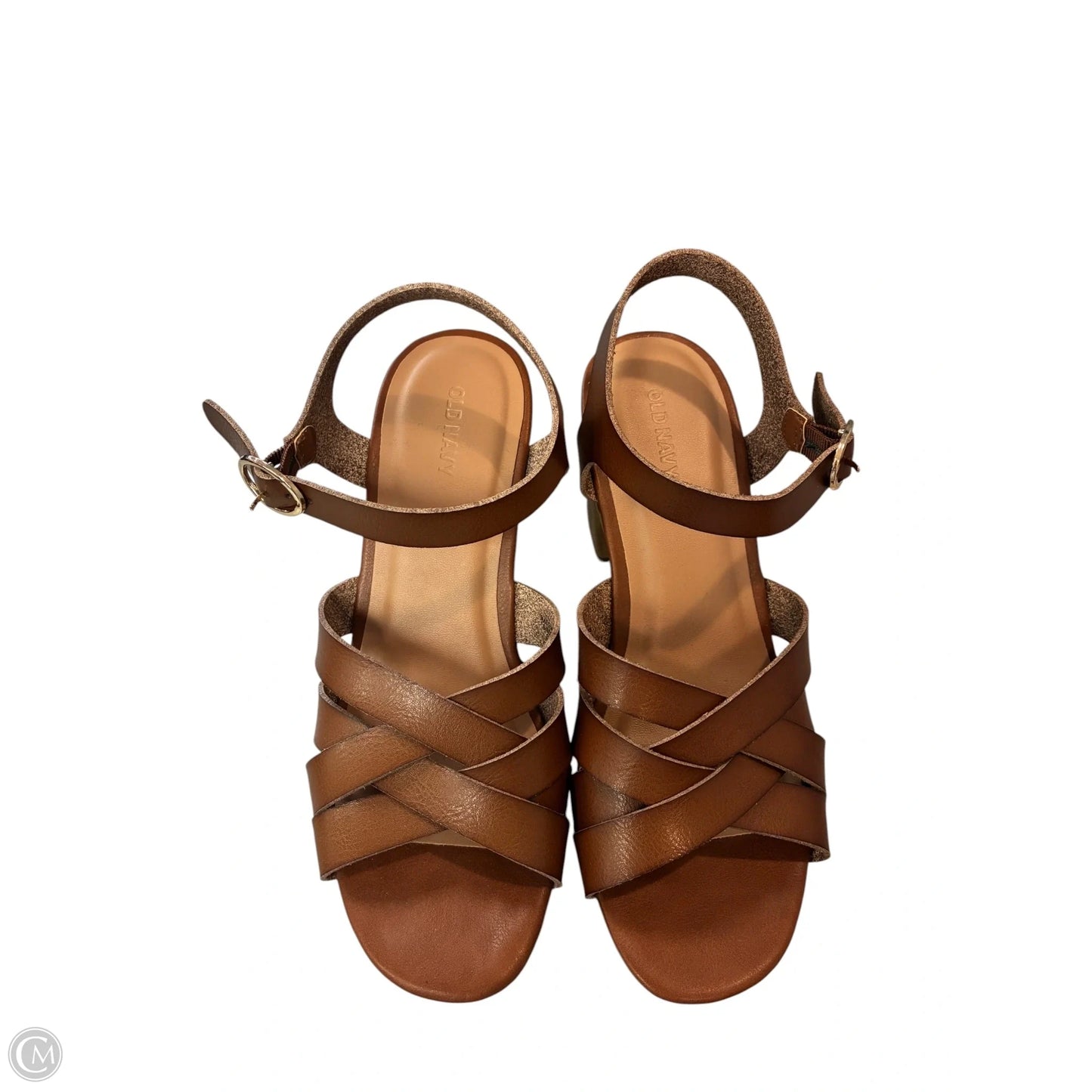 Sandals Flip Flops By Old Navy In Brown, Size: 7.5